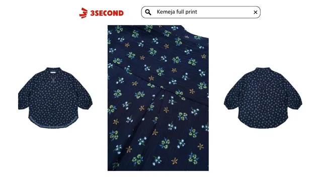 kemeja full print